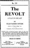 [Gutenberg 44221] • The Revolt: A Play In One Act